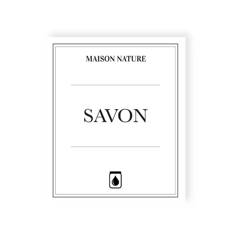 Étiquette SAVON waterproof