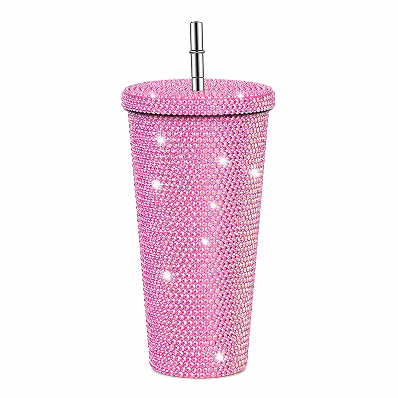 Gourde Inox Gobelet avec Strass