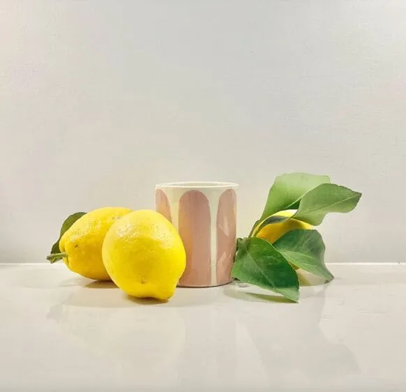 Bougie naturelle parfumée fragrance "Fleur d'abricotier"