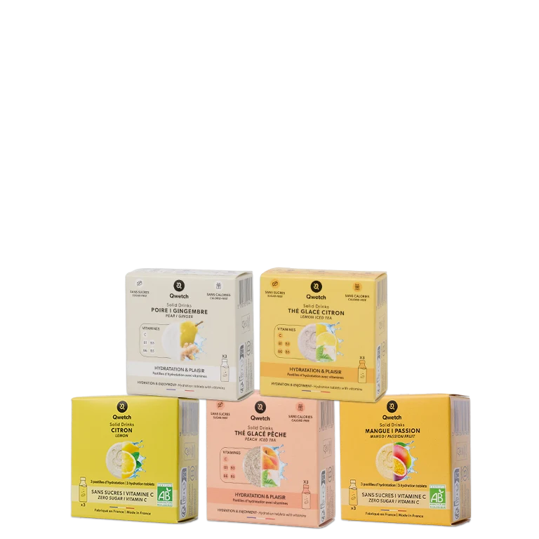 Kit Découverte Solid Drinks 3 pastilles - 5 saveurs