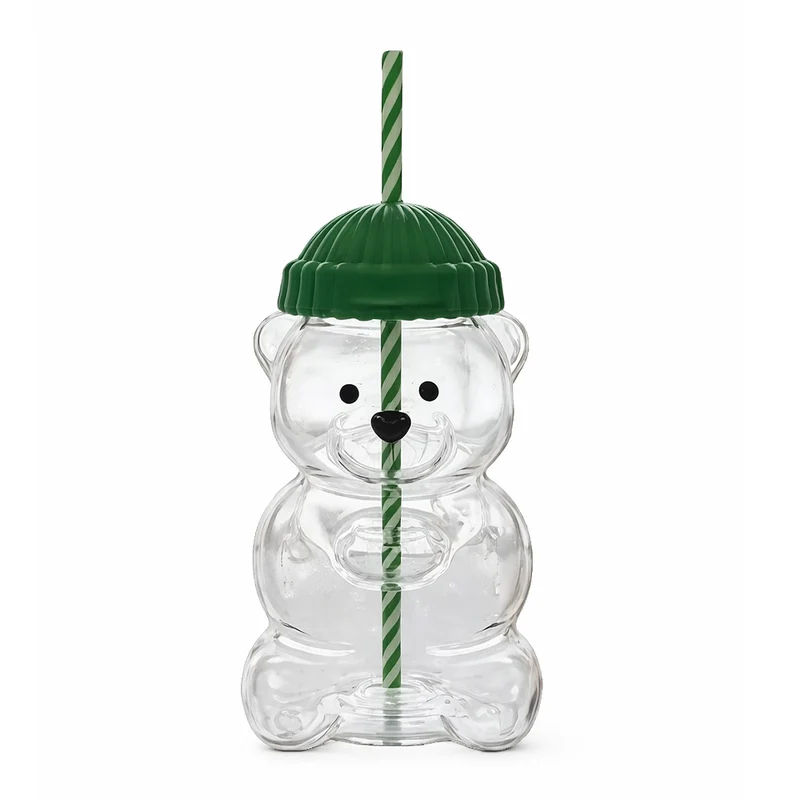 Gourde en Verre Ourson