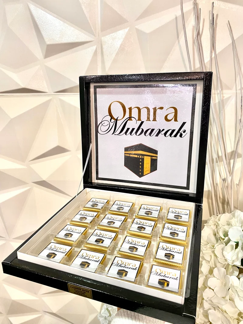 Boîte de 16 chocolats | Omra Mubarak