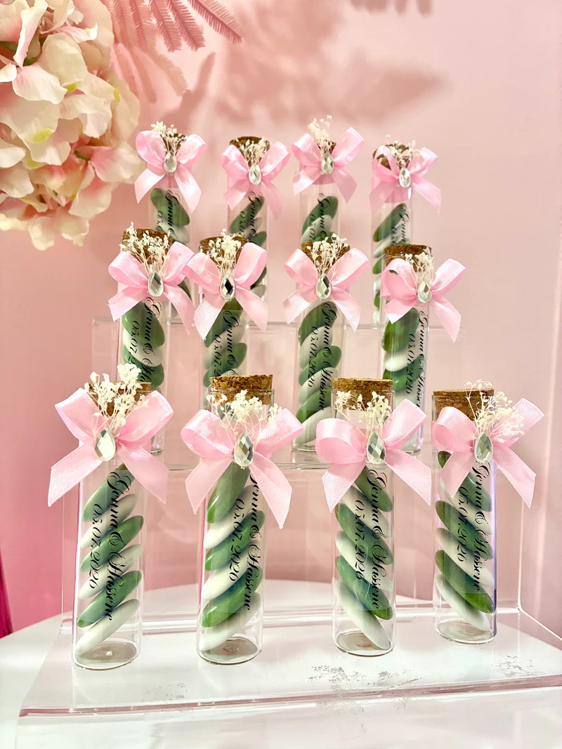 Tube Fleurs séchées | cadeaux invités | cérémonies