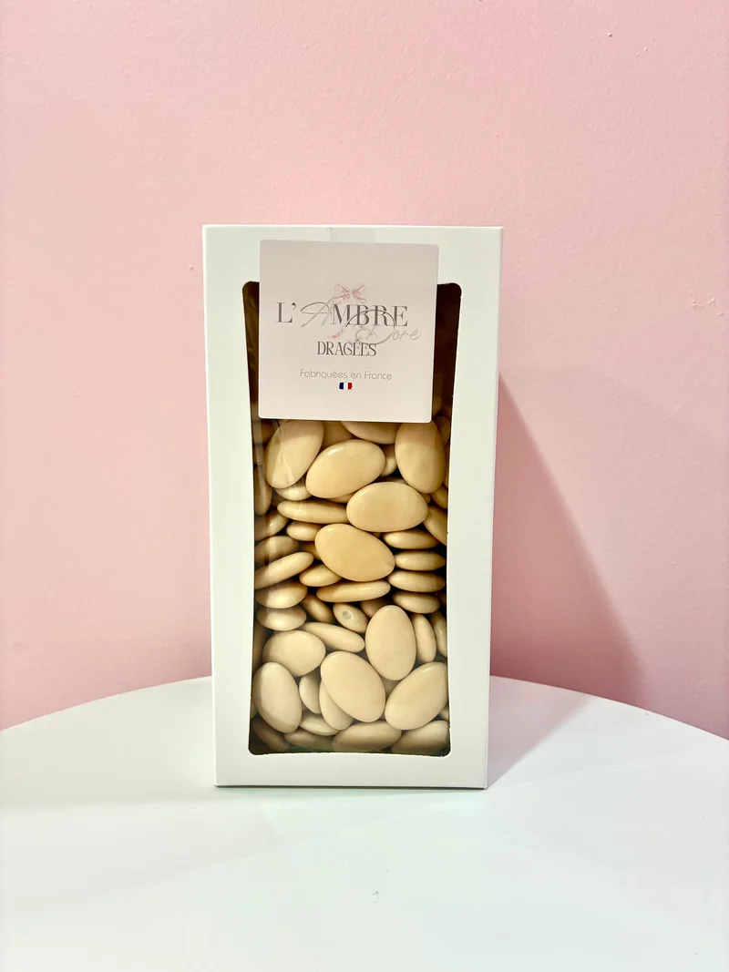 1kg Dragées cacao 54% | Écru | Fabrication française