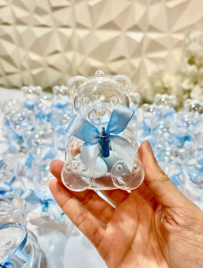Ourson plexi | cadeaux invités | baptême | naissance