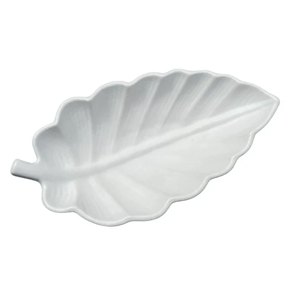 Vide-poche design résine écologique blanche