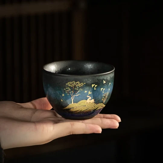 Tasse à thé céramique 120ml Brillante