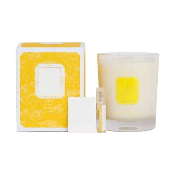 Bougie végétale parfumée "Sentier Corse"