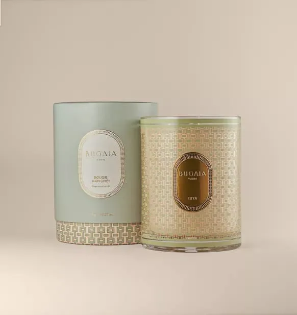 Grande bougie parfumée en cire végétale fragrance Jasmin 🇫🇷