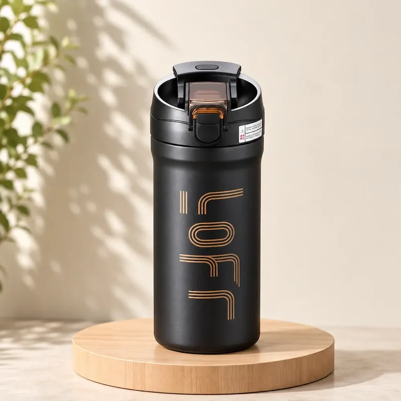Gourde isotherme 600 ml avec paille - Hydratation pratique