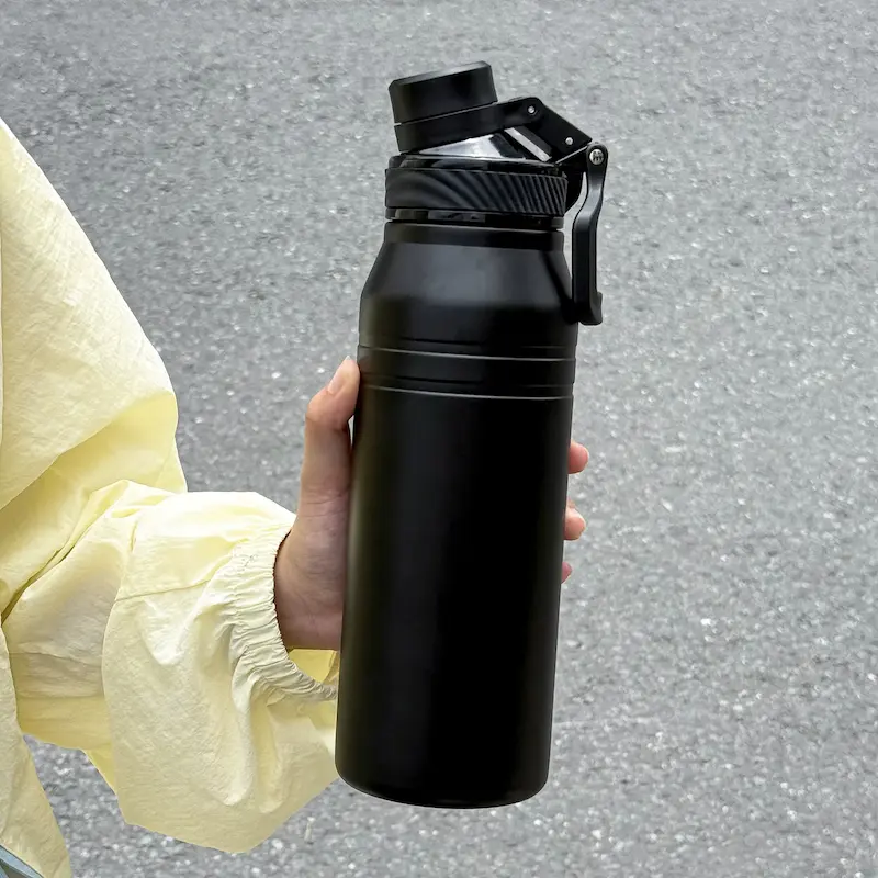 Gourde sport grande capacité 1L - Hydratation longue durée