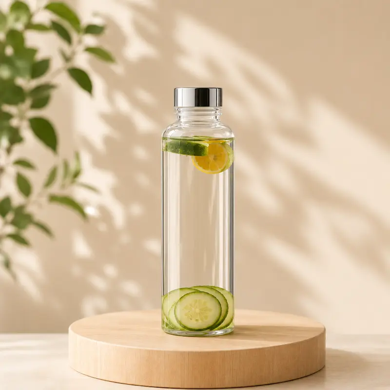 Bouteille en verre 500 ml – Goût pur | Glasséo