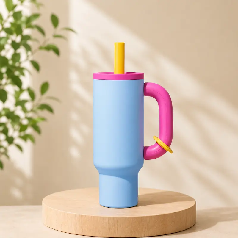 Gourde femme avec paille - Hydratation chic | AquaBella