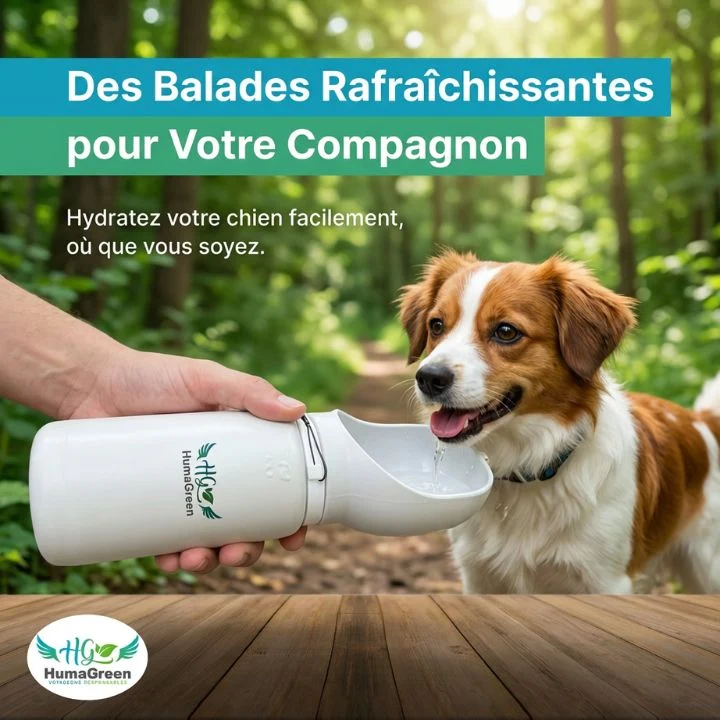 Gourde Pliable Spéciale Chien - 550ml - Portable et Pratique