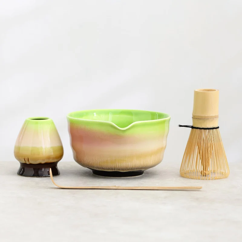 Set Matcha 500ml Cérémonie Jade Vert Naturel