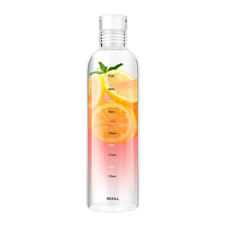 Gourde en Verre Bouteille Motivation