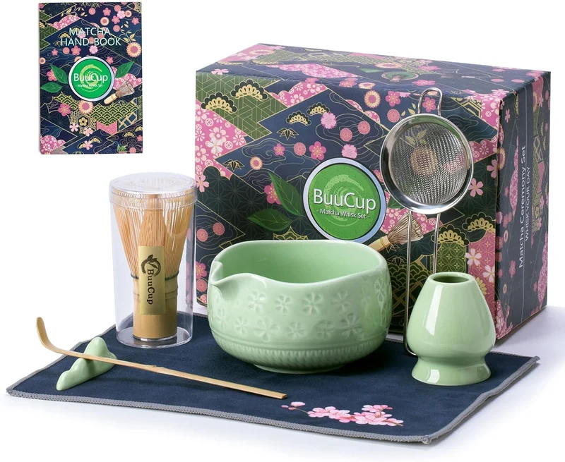 Set de Matcha sakura vert