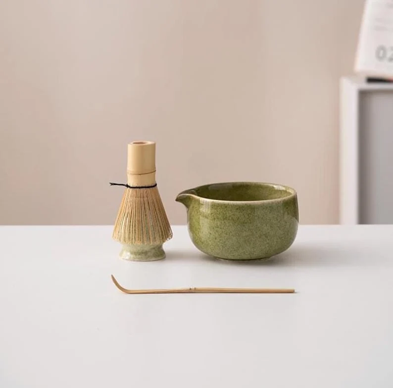 Set de Matcha vert 450ml