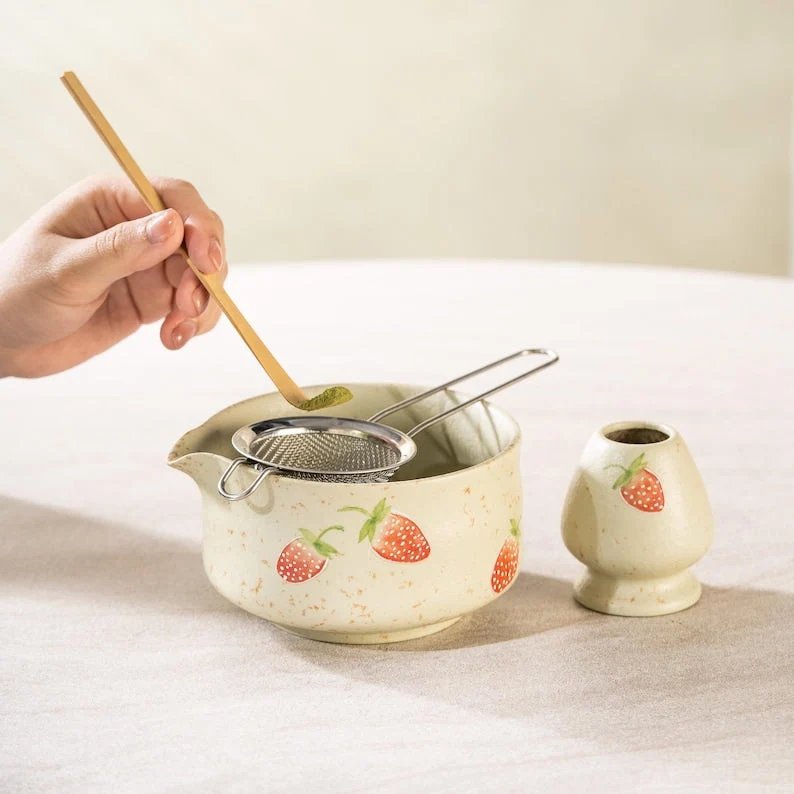 Set Matcha 500ml Rituel Quotidien Facile Nettoyage