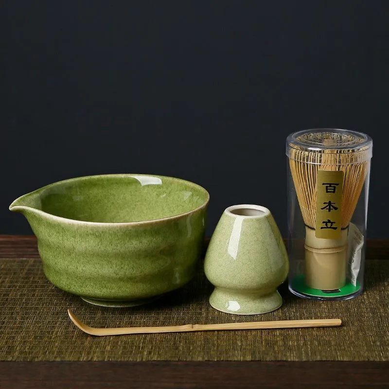 Set Matcha 500ml Céramique Bec Verseur Épuré