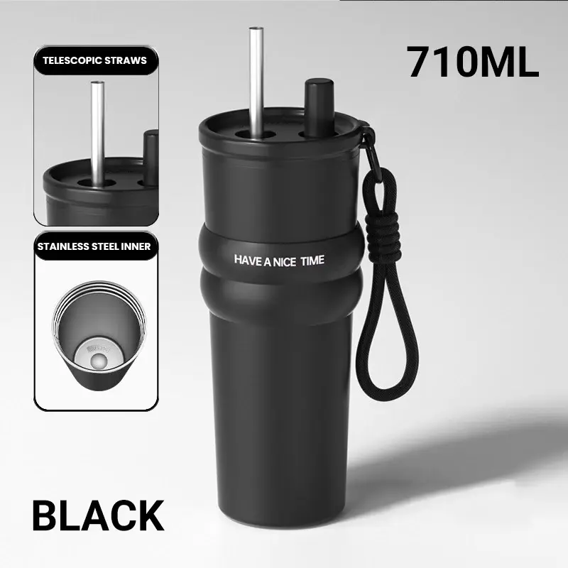 Thermos en inox - Boisson chaude 12h