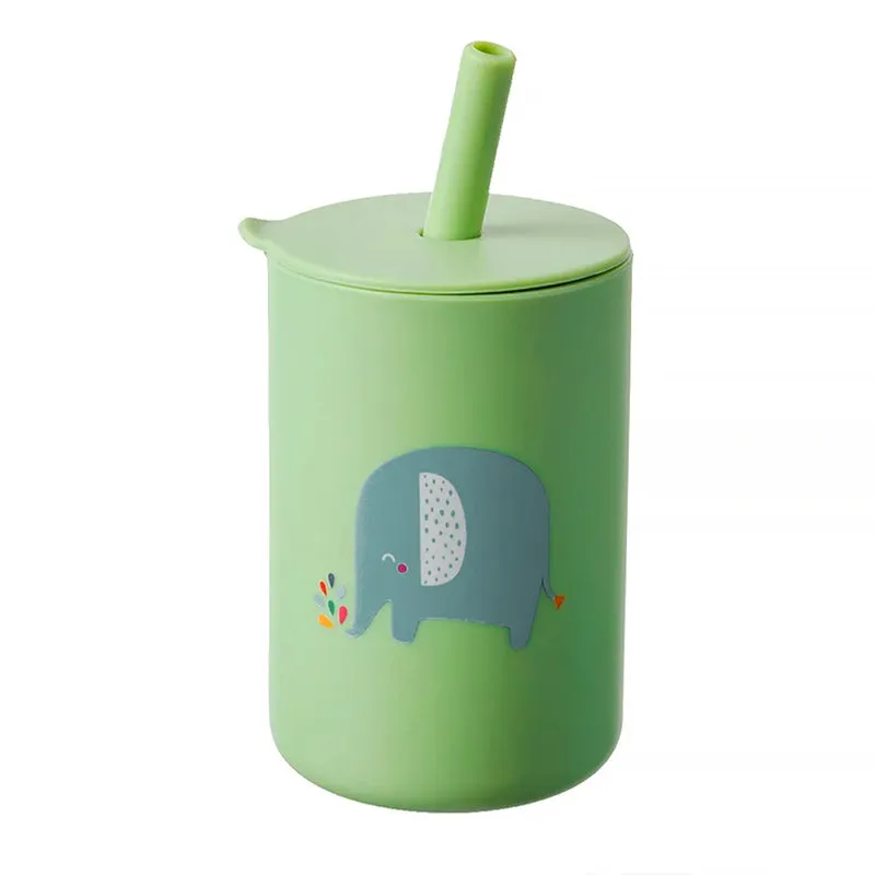 Gourde Enfant Gobelet avec Paille