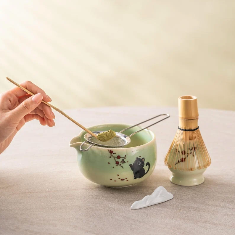 Set Matcha 450ml Bowl Classique Lisse Épuré
