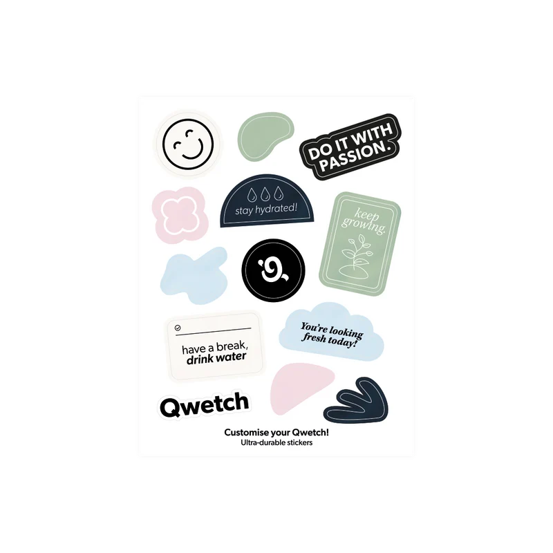 Planche de stickers - Qwetch