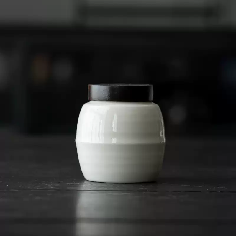 boite à thé Ébène noire
