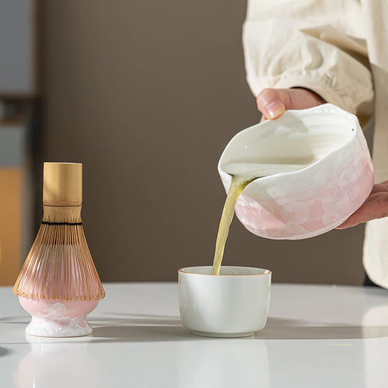 Set Matcha 530ml Bol Contour Ondulé Design Unique