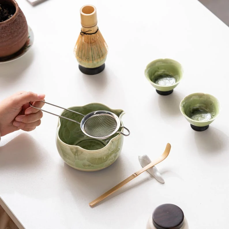 Set Matcha 500ml Bol Spacieux Glaçure Luxueuse