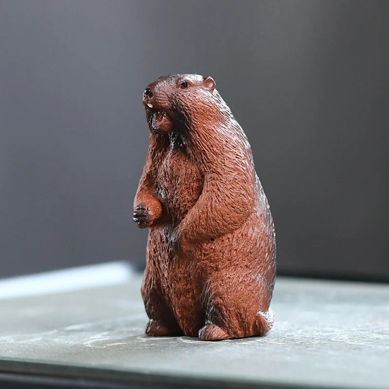 Mascotte de Thé Singe Jade en Zisha