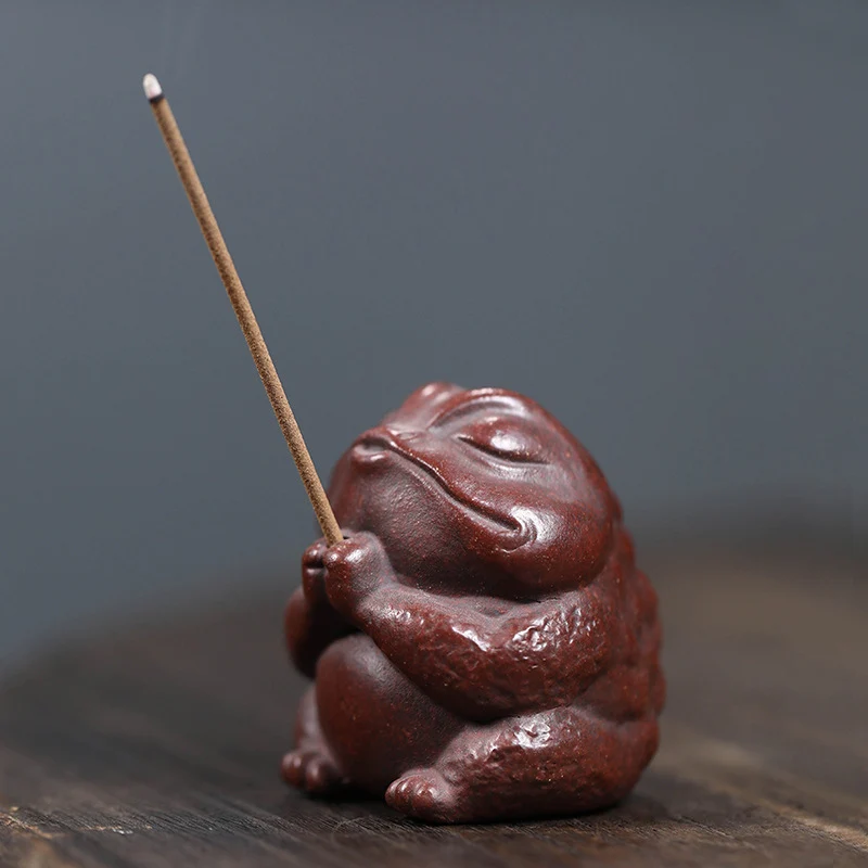 Mascottes de thé zen grenouille