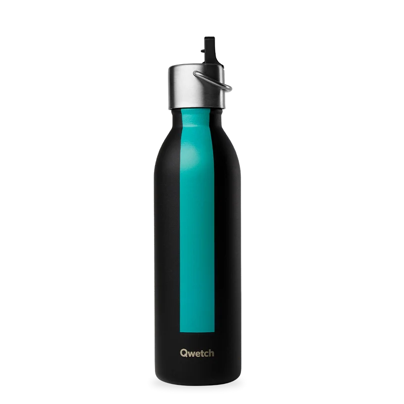 Bouteille isotherme - Série Sport Noir