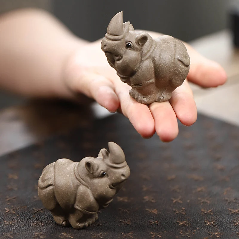 Mascottes de thé hyppo en argile
