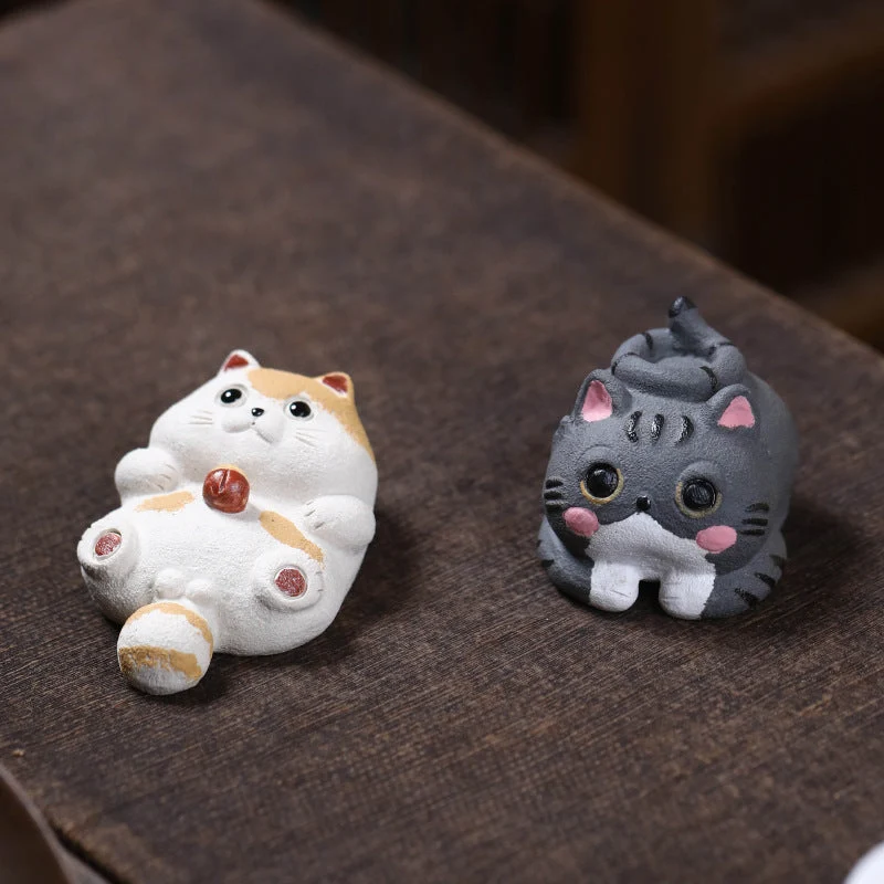 Mascottes de thé fat frog en argile