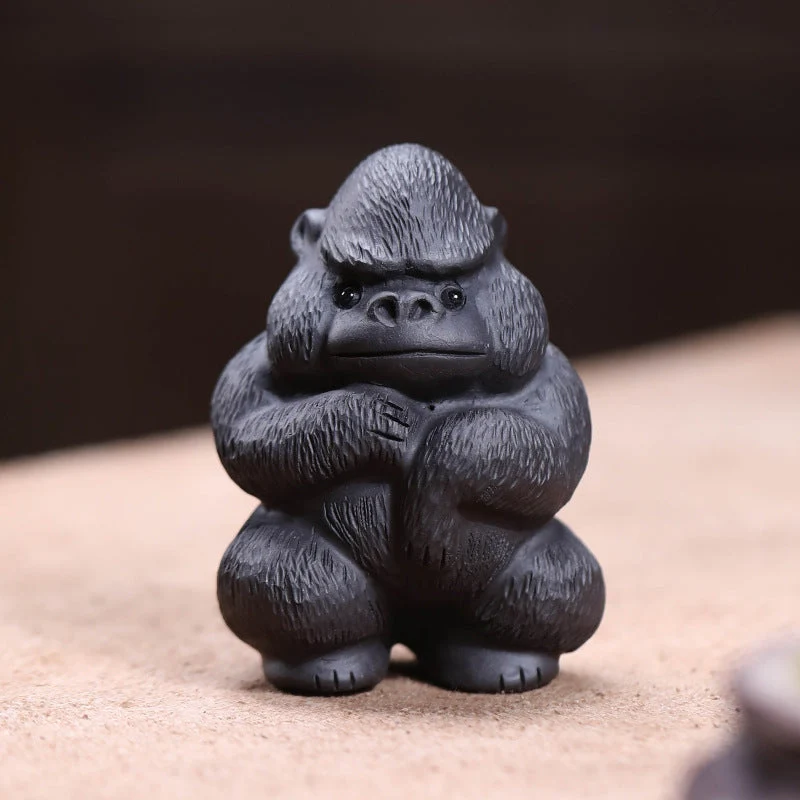 Mascottes de thé gorilla en argile