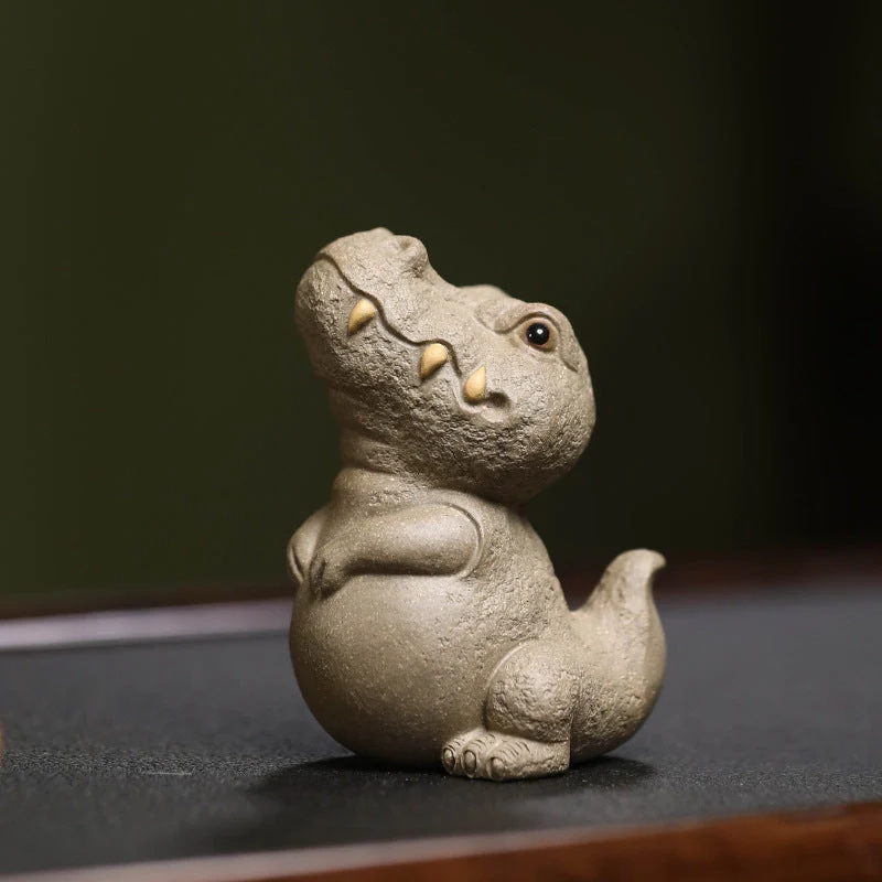 Mascottes de thé dino en argile