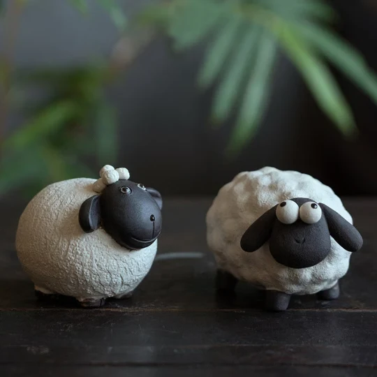 Mascotte de Thé Phénix en Céramique