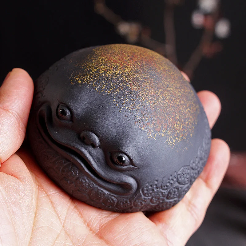 Mascottes de thé crapaud chanceux