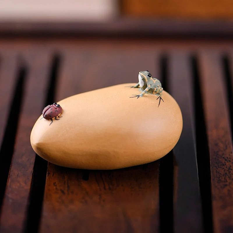 Mascottes de thé coccinelle en argile