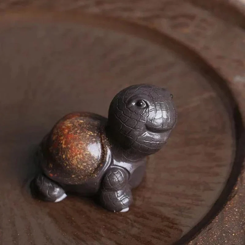 Mascottes de thé Tortoise en argile