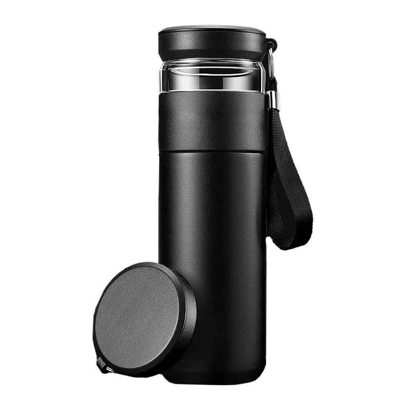 Gourde Isotherme Infuseur Inox et Verre