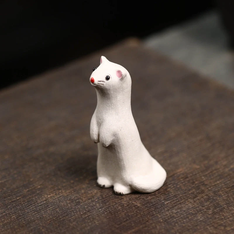 Mascottes de thé possum blanc