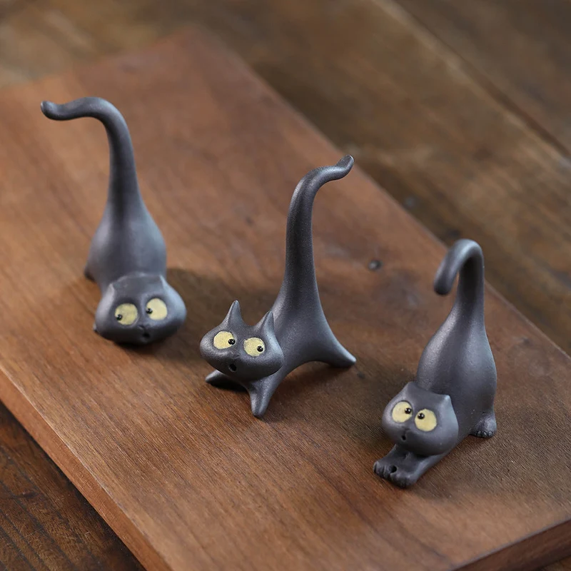 Mascottes de thé figurine chat ghibli