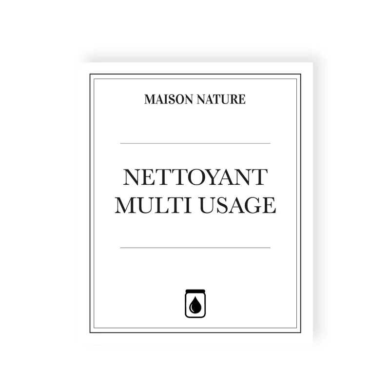 Étiquette NETTOYANT MULTI-USAGE waterproof