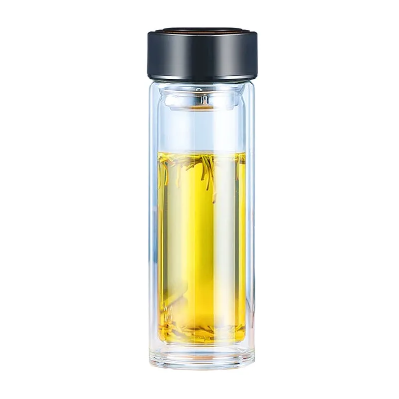 Gourde en Verre Infuseur Design