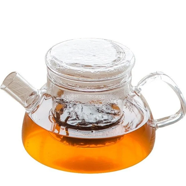 THÉIÈRE EN VERRE TRANSPARENT