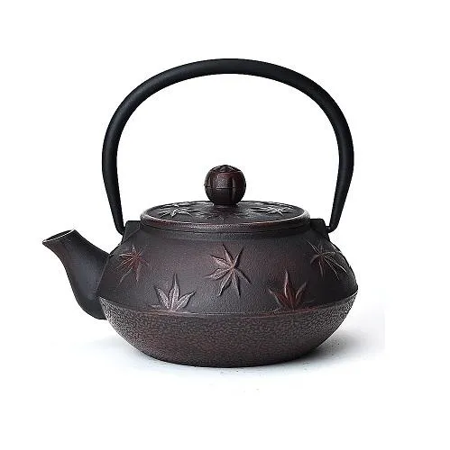 THÉIÈRE EN FONTE (STYLE JAPONAIS)BOUILLOIRE ROUGE
