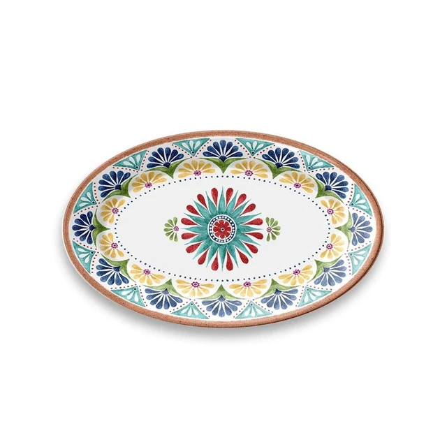 Plateau ovale mélamine 36 cm - Porto